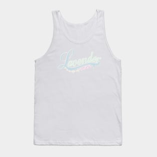 Lavender flower Tank Top